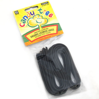 Organic Black Licorice Laces by Candy Tree